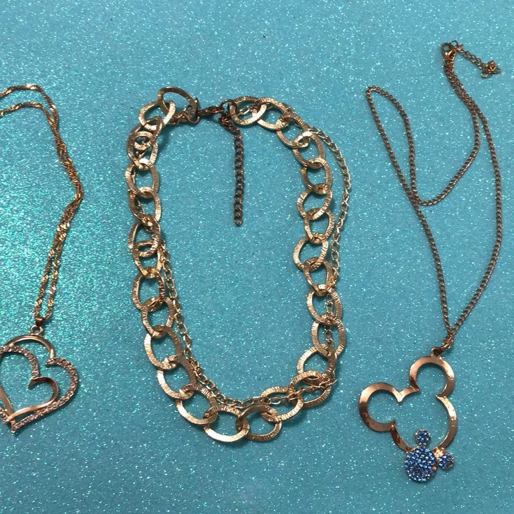 3 vintage necklaces fashion jewelry